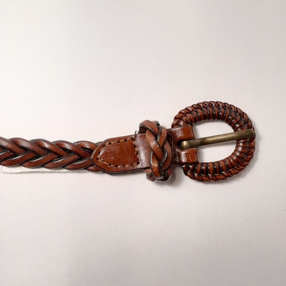 NWOT! Kimchi Blue Brown Woven Belt Women's Size S/M-P/M - Picture 3 of 8